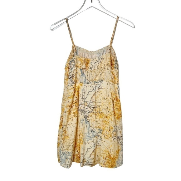 NEW Urban Outfitters By The Sea World Map Y2K Women’s Mini Slip Dress Sz S - Picture 10 of 14